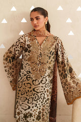 BAROQUE-3PC LAWN DIGITAL PRINTED EMB SHIRT WITH SILK PRINTED DUPATTA AND PRINTED TROUSER-ADR-023