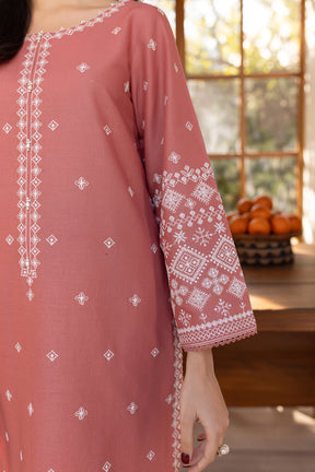 BATIK-2PC LAWN EMBROIDRED SHIRT WITH LAWN EMBROIDRED SLEEVES-ADR-3453