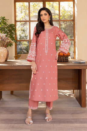 BATIK-2PC LAWN EMBROIDRED SHIRT WITH LAWN EMBROIDRED SLEEVES-ADR-3453