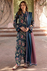 BAROQUE-3PC KHADDAR PRINTED SHIRT WITH KHADDAR PRINTED DUPATTA AND PRINT TROUSER-ADR-2647