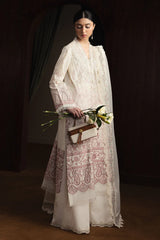 ZARA SHAHJAHAN-3PC LAWN EMBROIDERED SHIRT WITH KHADDI NET EMB DUPATTA AND EMB TROUSER-ADR-4893