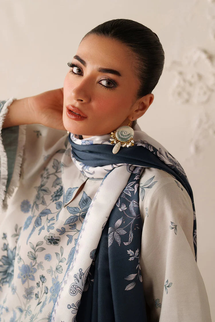 BAROQUE-3PC VISCOSE PRINTED SHIRT WITH VISCOSE PRINTED DUPATTA AND TROUSER-ADR-2633