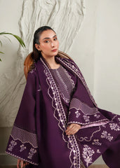 ETHNC-3PC LAWN EMBROIDERED SHIRT WITH LAWN EMBROIDERED DUPATTA AND TROUSER-ADR-4871