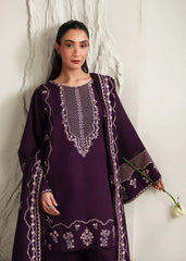ETHNC-3PC LAWN EMBROIDERED SHIRT WITH LAWN EMBROIDERED DUPATTA AND TROUSER-ADR-4871