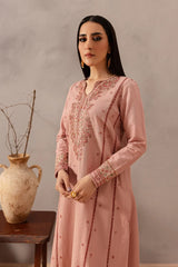BATIK-2PIECE DHANAK EMBROIDERED SHIRT WITH DHANAK EMB TROUSER-ADR-15017