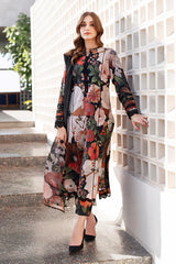 BAROQUE-3PC KHADDAR PRINTED SHIRT WITH KHADDAR PRINTED DUPATTA AND PRINT TROUSER-ADR-2623