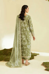 IZNIK-3PC LAWN DIGITAL PRINTED EMB SHIRT WITH SILK PRINTED EMB DUPATTA AND PRINTED TROUSER-ADR-001