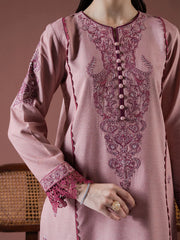 ASIM JOFA-3PC DHANAK EMBROIDERED SHIRT WITH DHANAK EMBROIDERED SHAWL AND TROUSER-ADR-4186
