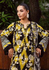 NUREH-3PC KHADDAR PRINTED SHIRT WITH KHADDAR PRINTED DUPATTA AND PRINTED TROUSER-ADR-2654