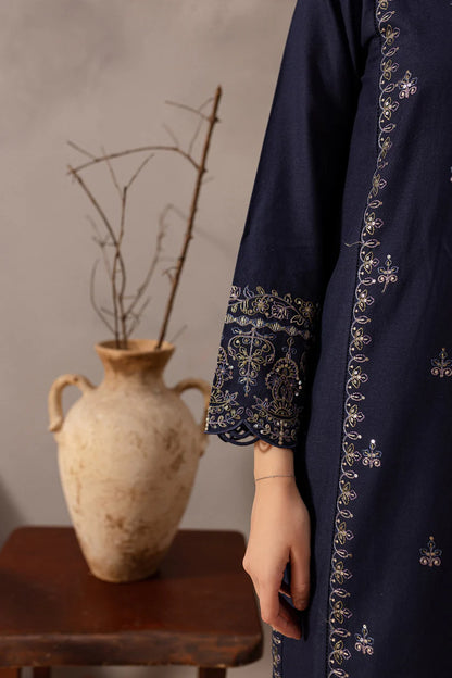 BATIK-2PC SEQUIN LAWN EMBROIDERED SHIRT WITH SEQUIN LAWN EMBROIDERED TROUSER-ADR-3475