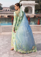 CRIMSON-3PC LAWN DIGITAL PRINTED EMB SHIRT WITH SILK PRINTED DUPATTA AND PRINTED TROUSER-ADR-024
