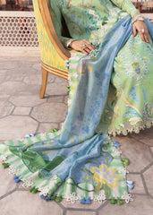 CRIMSON-3PC LAWN DIGITAL PRINTED EMB SHIRT WITH SILK PRINTED DUPATTA AND PRINTED TROUSER-ADR-024