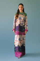 ADORE-2PC SHAMOZE SILK PRINTED SHIRT & SHAMOZE SILK PRINTED TROUSER-ADR-2005