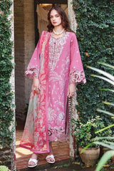 MUSHQ-3PC DHANAK EMBROIDERED SHIRT WITH WOOL PRINTED SHAWL AND TROUSER -ADR-5243