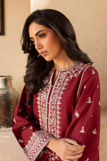 BATIK-2PC SEQUIN LAWN EMBROIDERED SHIRT WITH SEQUIN LAWN EMBROIDERED TROUSER-ADR-3473