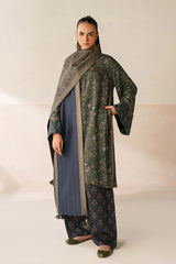 BAROQUE-3PC VISCOSE PRINTED SHIRT WITH VISCOSE PRINTED DUPATTA AND TROUSER-ADR-2632