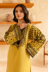 BATIK-2PC SEQUIN LAWN EMBROIDERED SHIRT WITH SEQUIN LAWN EMBROIDERED TROUSER-ADR-3480