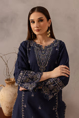 BATIK-2PC SEQUIN LAWN EMBROIDERED SHIRT WITH SEQUIN LAWN EMBROIDERED TROUSER-ADR-3475