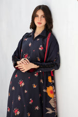 BAROQUE-3PC KHADDAR PRINTED SHIRT WITH KHADDAR PRINT DUPATTA AND PRINT TROUSER-ADR-2605