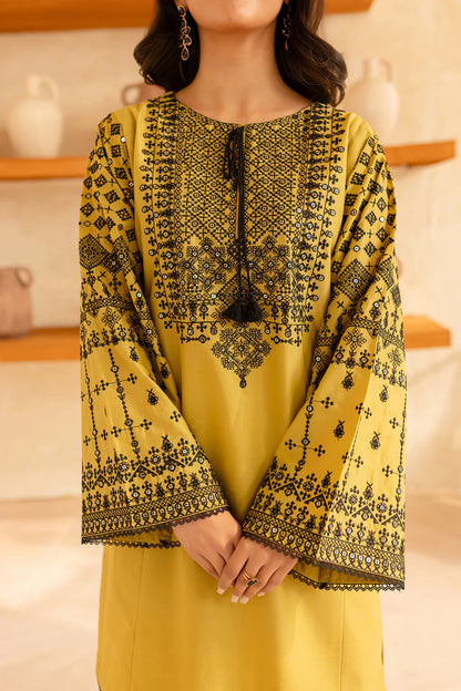 BATIK-2PC SEQUIN LAWN EMBROIDERED SHIRT WITH SEQUIN LAWN EMBROIDERED TROUSER-ADR-3480