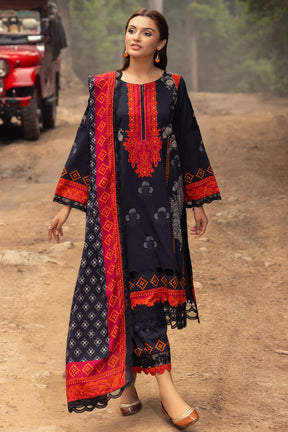 CHARIZMA- 3PC KARANDI PRINTED SHIRT WITH KARANDI PRINTED DUAPTTA AND TROUSER -1048