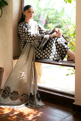 BAROQUE-3PC LAWN PRINTED SHIRT WITH CHIFFON PRINT DUPATTA AND PRINT TROUSER-ADR-2513