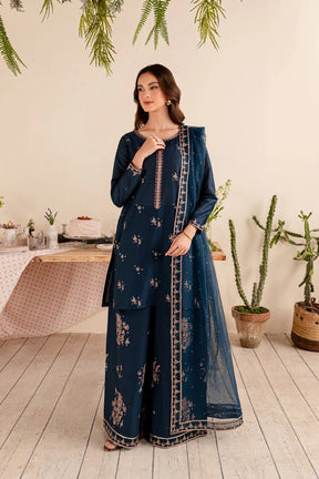 BATIK- 3PC DHANAK EMBROIDERED SHIRT DHANAK EMBROIDERED DUPATTA AND TROUSER-ADR-3289