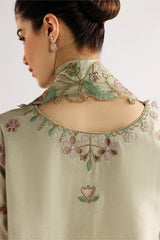 IZNIK-3PC LAWN EMBROIDERED SHIRT WITH CHIFFON TYE&DYE PRINTED EMB DUPATTA AND TROUSER-ADR-4892
