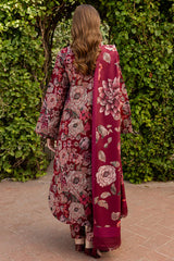 BAROQUE-3PC KHADDAR PRINTED SHIRT WITH KHADDAR PRINTED DUPATTA AND PRINT TROUSER-ADR-2645