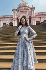 SAPPHIRE-3PC KHADDAR PRINTED SHIRT WITH KHADDAR PRINTED DUPATTA AND PRINTED TROUSER-ADR-2658