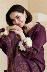 ZARA SHAHJAHAN - 3PC LAWN EMBROIDERED SHIRT WITH ORGANZA EMBROIDERED DUPATTA AND TROUSER -ADR-3826