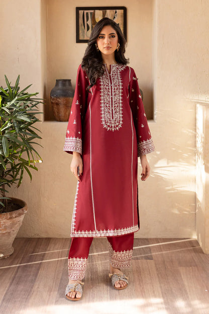 BATIK-2PC SEQUIN LAWN EMBROIDERED SHIRT WITH SEQUIN LAWN EMBROIDERED TROUSER-ADR-3473