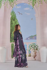 LULUSAR-3PC-SHAMOZE SILK PRINTED SHIRT SILK PRINTED DUPATTA AND SILK TROUSER-ADR-9011