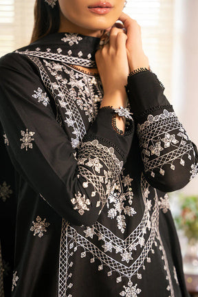 CROSS STITCH- 3PC DHANAK EMBROIDERED SHIRT DHANAK EMBROIDERED DUPATTA AND TROUSER-ADR-3284