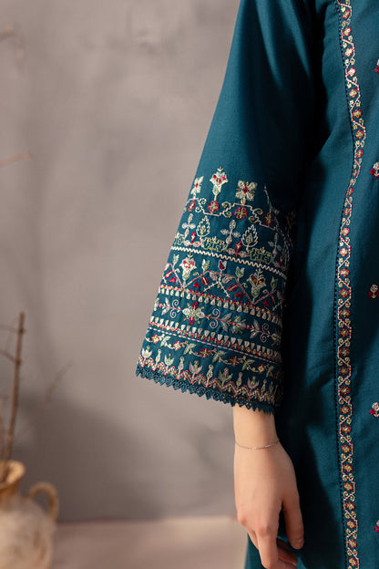 BATIK-2PC SEQUIN LAWN EMBROIDERED SHIRT WITH SEQUIN LAWN EMBROIDERED TROUSER-ADR-3471