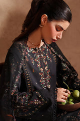 IZNIK-3PC LAWN EMBROIDERED SHIRT WITH CHIFFON EMBROIDERED DUPATTA AND TROUSER-ADR-4849