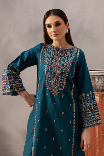 BATIK-2PC SEQUIN LAWN EMBROIDERED SHIRT WITH SEQUIN LAWN EMBROIDERED TROUSER-ADR-3471