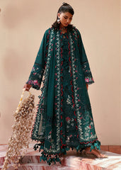 SUFFUSE-3PC LAWN EMBROIDERED SHIRT WITH ORGANZA EMBROIDERED DUPATTA AND TROUSER -ADR-4733