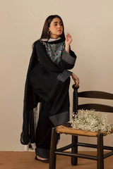 BATIK-3PC DHANAK EMBROIDERED SHIRT WITH DHANAK SHAWL AND TROUSER-ADR-5200