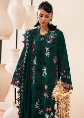 SUFFUSE-3PC LAWN EMBROIDERED SHIRT WITH ORGANZA EMBROIDERED DUPATTA AND TROUSER -ADR-4733