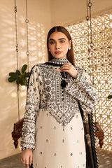 BATIK-3PC DHANAK EMBROIDERED SHIRT WITH CHIFFON EMBROIDERED DUPATTA AND EMB TROUSER-ADR-4104