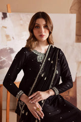 BATIK-3PC DHANAK EMBROIDERED SHIRT WITH CHIFFON EMBROIDERED DUPATTA AND TROUSER ADR-4155