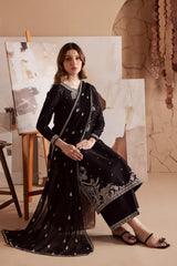BATIK-3PC DHANAK EMBROIDERED SHIRT WITH CHIFFON EMBROIDERED DUPATTA AND TROUSER ADR-4155