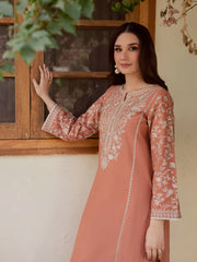 BATIK-2PIECE LAWN SEQUIN EMB SHIRT WITH LAWN EMB SLEEVES-ADR-238