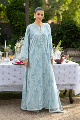 BAREEZE-3PC DHANAK EMBROIDERED SHIRT WITH CHIFFON EMBROIDERED DUPATTA AND TROUSER-ADR-5177