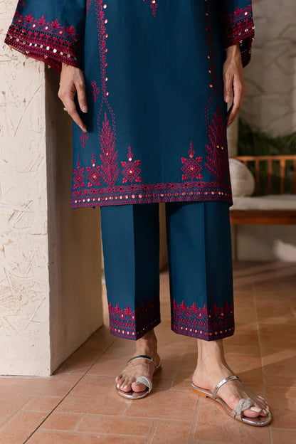 BATIK-2PC SEQUIN LAWN EMBROIDERED SHIRT WITH SEQUIN LAWN EMBROIDERED TROUSER-BIC-3461