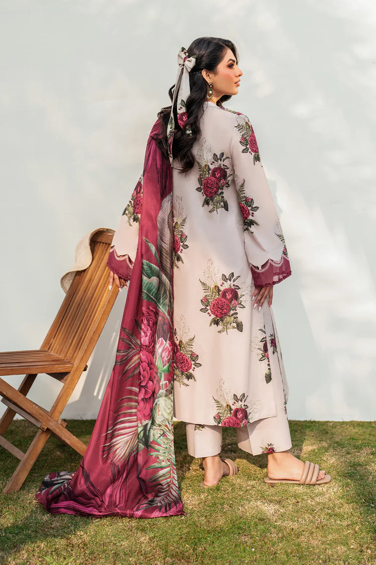 IZNIK-3PC KARANDI PRINTED SHIRT WITH KARANDI PRINTED DUPATTA AND TROUSER-ADR-2572