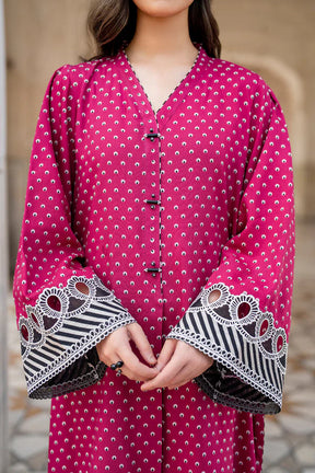 CHARIZMA- 3PC KARANDI PRINTED SHIRT WITH KARANDI PRINTED DUAPTTA AND TROUSER -ADR-1049