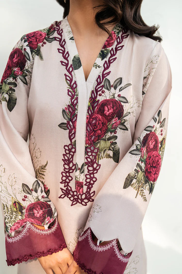IZNIK-3PC KARANDI PRINTED SHIRT WITH KARANDI PRINTED DUPATTA AND TROUSER-ADR-2572