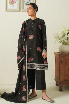 CROSS STITCH - 3PC LAWN EMBROIDERED SHIRT WITH CHIFFON EMBROIDERED DUPATTA AND TROUSER-ADR-2877